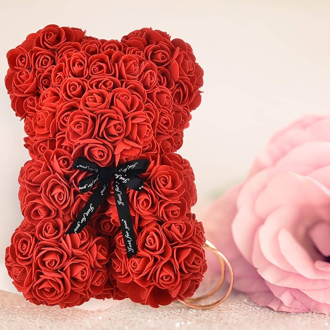 Premium Rose Bear Hand Made Teddy Bear