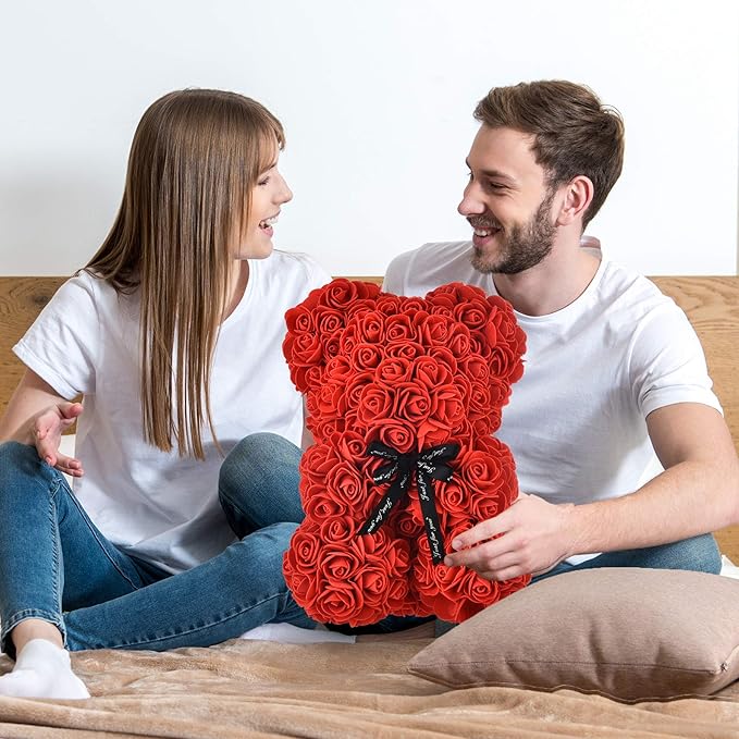 Premium Rose Bear Hand Made Teddy Bear